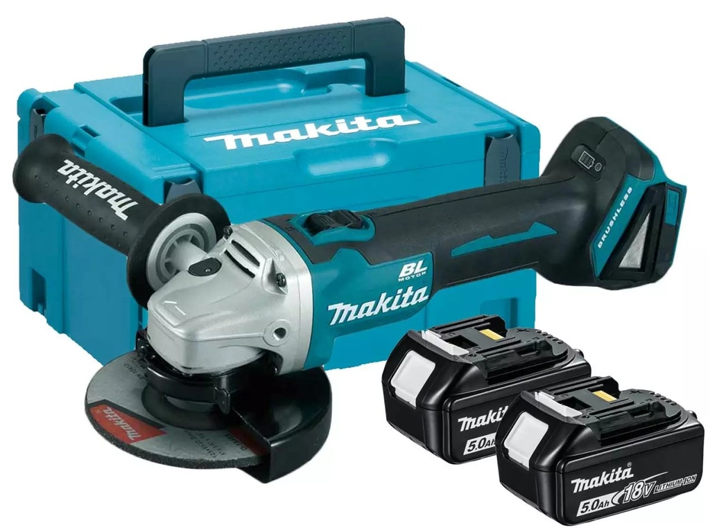 DGA506RTJ MEULEUSE 125MM 2X18V 5AH MAKITA