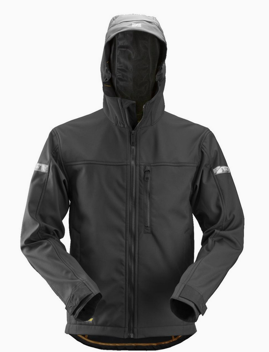 AllroundWork Softshell Jacket met capuchon SMALL