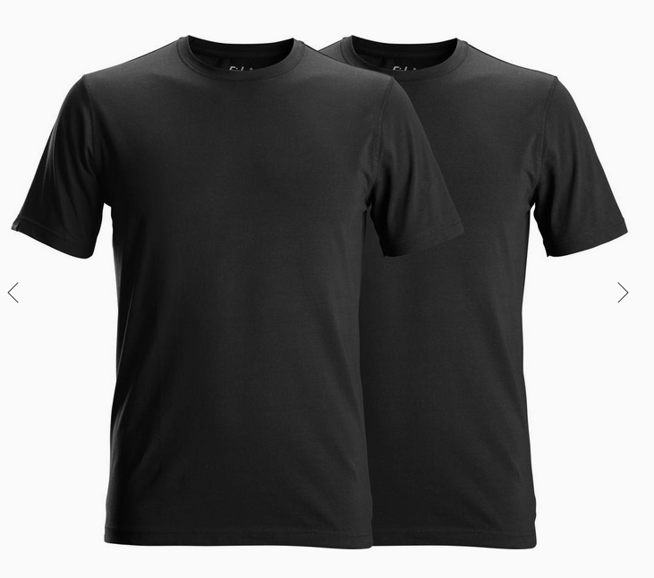 T-shirt en tissu extensible doux, Lot de 2 L