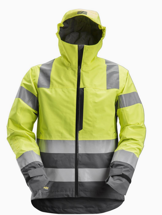 Veste imperméable Shell, haute visibilité, Classe 3 M