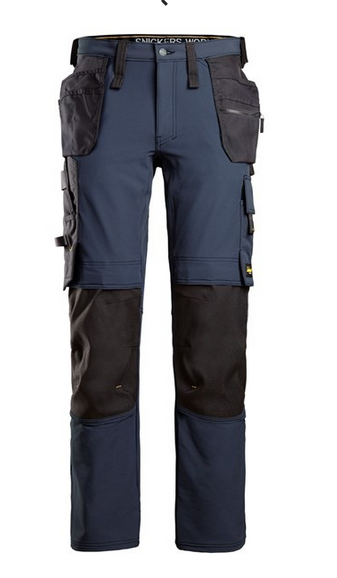 AllroundWork, Pantalon en tissu extensible avec poches holster T44