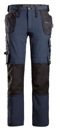 AllroundWork, Pantalon en tissu extensible avec poches holster taille 46