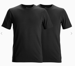 [265682] T-shirt en tissu extensible doux, Lot de 2 L