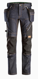 [265764] FlexiWork, Pantalon de travail en denim avec poches holster  T46